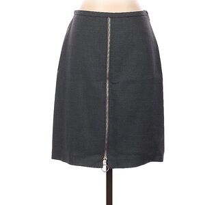 J. McLaughlin Charcoal Pencil Skirt with Zipper